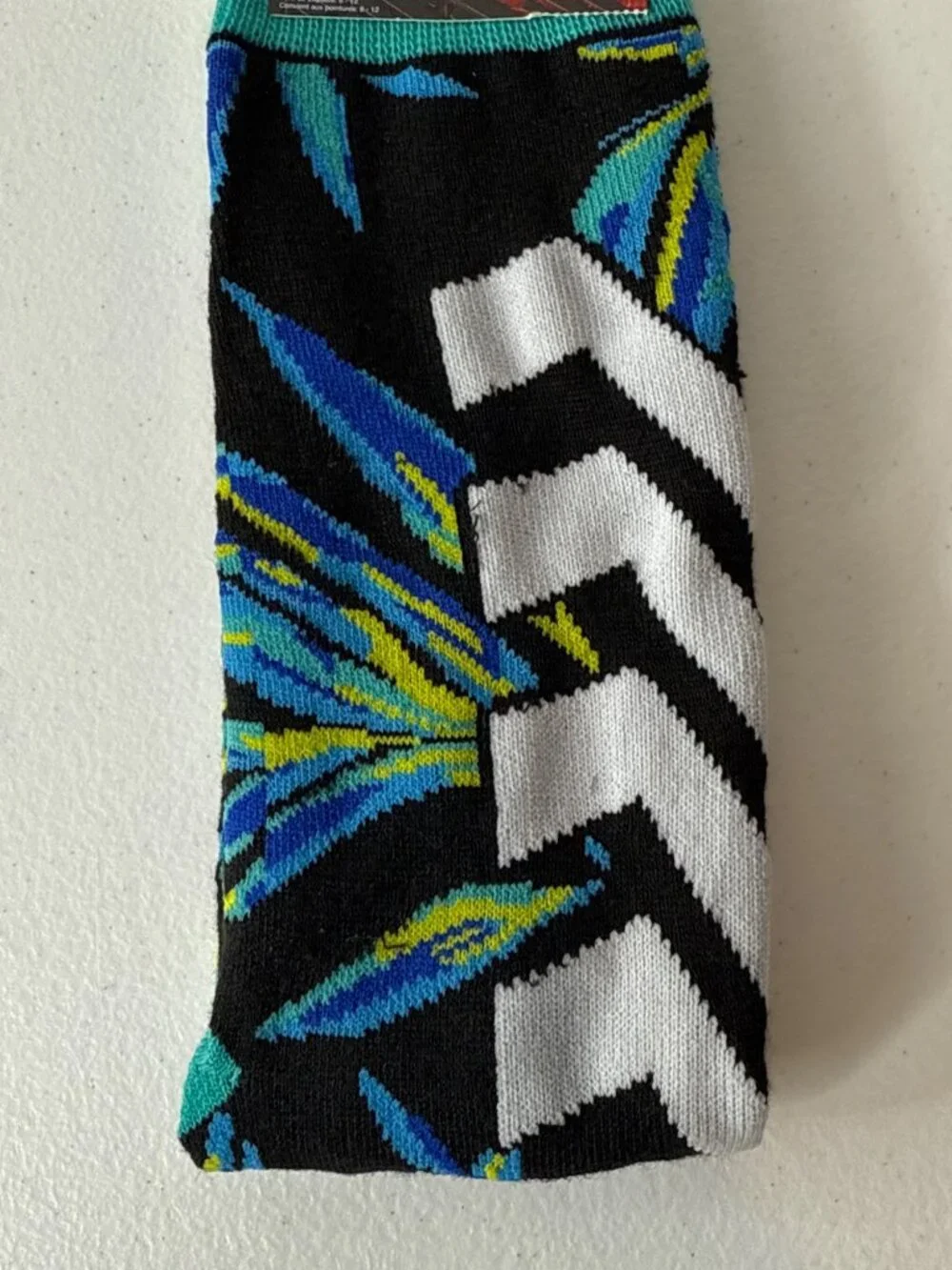 Fast and Furious Mens Crew Socks Black Blue Racing Size 6-13 NWT